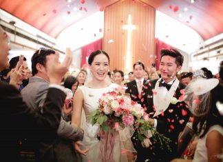 ชมภาพและคลิปสุดหวานงานแต่ง “อั๋น ภูวนาท-จ๋า อลิสา”