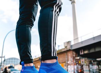 น้ำเงินเนียนตา รองเท้าวิ่ง Adidas Ace 16+ PureControl Ultra Boost สีใหม่