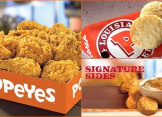 เรียกน้ำย่อยไก่ทอดและบิสกิตในตำนานของป๊อปอายส์ หลังรวมกิจการกับเบอร์เกอร์คิง
