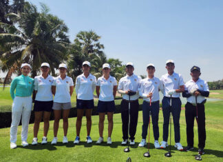 สวิงทีมชาติไทย ลงทดสอบสนามแข่งซีเกมส์ที่ กัมพูชา
