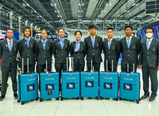 ทัพสวิงไทยเดินทางสู่แผ่นดินเขมร ล่า 4 ทองซีเกมส์