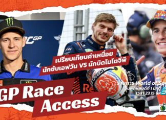 World of Speed : เทียบค่าเหนื่อย นักขับเอฟวัน VS นักบิดโมโตจีพี