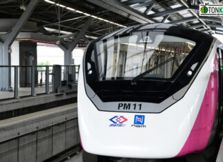 น้องนมเย็นจะวิ่งแล้ว! สำรวจสถานที่เช็กอินแนวรถไฟฟ้าสายสีชมพู