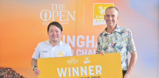 “สิงห์ ไทยแลนด์ ชาเลนจ์” สนาม 3 จ.ภูเก็ต หนุ่มออสซี่คว้าตั๋ว เตรียมบินชม “ดิ โอเพ่น” ติดขอบสนาม