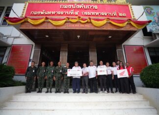 “อิเดมิตสึ” ร่วมกับ “บุรีรัมย์ยนตรการ” มอบเงินช่วยเหลือทหารชายแดนไทย-กัมพูชา