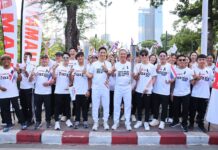 ยามาฮ่านำทัพร่วมวิ่งคบเพลิง อัญเชิญไฟพระฤกษ์ เปิดมหกรรมกีฬาซีเกมส์ ครั้งที่ 33