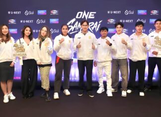 “สิงห์” พา 8 ผู้ชนะ Singha ONE HIT THE RING เชียร์ ONE Samurai มันติดขอบสังเวียน